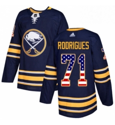 Mens Adidas Buffalo Sabres 71 Evan Rodrigues Authentic Navy Blue USA Flag Fashion NHL Jersey Mens Adidas Buffalo Sabres 71 Evan Rodrigues Authentic Navy Blue USA Flag Fashion NHL Jersey