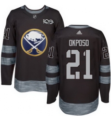 Sabres #21 Kyle Okposo Black 1917 2017 100th Anniversary Stitched NHL Jersey Sabres #21 Kyle Okposo Black 1917 2017 100th Anniversary Stitched NHL Jersey