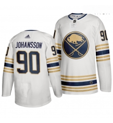 Sabres 90 Jonas Johansson White 50th Anniversary Adidas Jersey Sabres 90 Jonas Johansson White 50th Anniversary Adidas Jersey