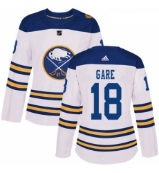 Womens Adidas Buffalo Sabres 18 Danny Gare Authentic White 2018 Winter Classic NHL Jersey Womens Adidas Buffalo Sabres 18 Danny Gare Authentic White 2018 Winter Classic NHL Jersey