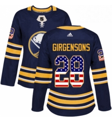 Womens Adidas Buffalo Sabres 28 Zemgus Girgensons Authentic Navy Blue USA Flag Fashion NHL Jersey Womens Adidas Buffalo Sabres 28 Zemgus Girgensons Authentic Navy Blue USA Flag Fashion NHL Jersey