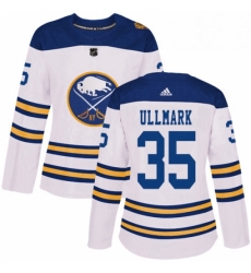 Womens Adidas Buffalo Sabres 35 Linus Ullmark Authentic White 2018 Winter Classic NHL Jersey Womens Adidas Buffalo Sabres 35 Linus Ullmark Authentic White 2018 Winter Classic NHL Jersey