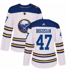 Womens Adidas Buffalo Sabres 47 Zach Bogosian Authentic White 2018 Winter Classic NHL Jersey Womens Adidas Buffalo Sabres 47 Zach Bogosian Authentic White 2018 Winter Classic NHL Jersey
