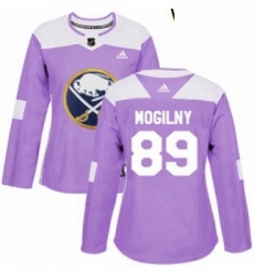 Womens Adidas Buffalo Sabres 89 Alexander Mogilny Authentic Purple Fights Cancer Practice NHL Jersey Womens Adidas Buffalo Sabres 89 Alexander Mogilny Authentic Purple Fights Cancer Practice NHL Jersey