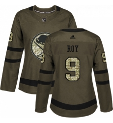 Womens Adidas Buffalo Sabres 9 Derek Roy Authentic Green Salute to Service NHL Jersey Womens Adidas Buffalo Sabres 9 Derek Roy Authentic Green Salute to Service NHL Jersey
