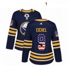 Womens Adidas Buffalo Sabres 9 Jack Eichel Authentic Navy Blue USA Flag Fashion NHL Jersey Womens Adidas Buffalo Sabres 9 Jack Eichel Authentic Navy Blue USA Flag Fashion NHL Jersey
