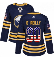 Womens Adidas Buffalo Sabres 90 Ryan OReilly Authentic Navy Blue USA Flag Fashion NHL Jersey Womens Adidas Buffalo Sabres 90 Ryan OReilly Authentic Navy Blue USA Flag Fashion NHL Jersey