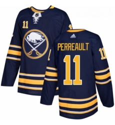 Youth Adidas Buffalo Sabres 11 Gilbert Perreault Premier Navy Blue Home NHL Jersey Youth Adidas Buffalo Sabres 11 Gilbert Perreault Premier Navy Blue Home NHL Jersey