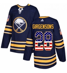 Youth Adidas Buffalo Sabres 28 Zemgus Girgensons Authentic Navy Blue USA Flag Fashion NHL Jersey Youth Adidas Buffalo Sabres 28 Zemgus Girgensons Authentic Navy Blue USA Flag Fashion NHL Jersey
