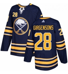 Youth Adidas Buffalo Sabres 28 Zemgus Girgensons Premier Navy Blue Home NHL Jersey Youth Adidas Buffalo Sabres 28 Zemgus Girgensons Premier Navy Blue Home NHL Jersey