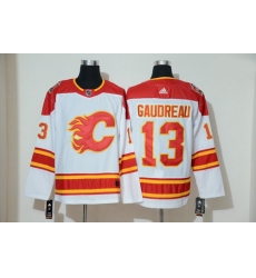 Flames 13 Johnny Gaudreau White 2019 Heritage Classic Breakaway Adidas Jersey Flames 13 Johnny Gaudreau White 2019 Heritage Classic Breakaway Adidas Jersey