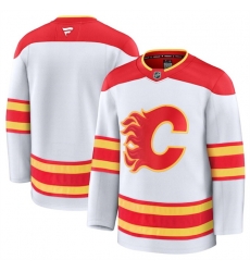 Men Calgary Flames Blank White 2024 25 Away Stitched Hockey Jersey Men Calgary Flames Blank White 2024 25 Away Stitched Hockey Jersey