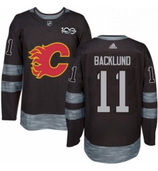 Mens Adidas Calgary Flames 11 Mikael Backlund Authentic Black 1917 2017 100th Anniversary NHL Jersey Mens Adidas Calgary Flames 11 Mikael Backlund Authentic Black 1917 2017 100th Anniversary NHL Jersey