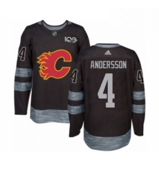 Mens Adidas Calgary Flames 4 Rasmus Andersson Authentic Black 1917 2017 100th Anniversary NHL Jersey Mens Adidas Calgary Flames 4 Rasmus Andersson Authentic Black 1917 2017 100th Anniversary NHL Jersey