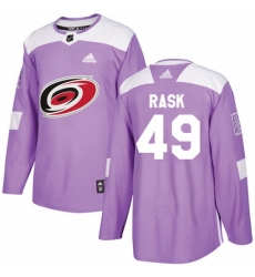 Youth Adidas Carolina Hurricanes 49 Victor Rask Authentic Purple Fights Cancer Practice NHL Jersey Youth Adidas Carolina Hurricanes 49 Victor Rask Authentic Purple Fights Cancer Practice NHL Jersey
