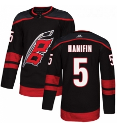 Youth Adidas Carolina Hurricanes 5 Noah Hanifin Premier Black Alternate NHL Jersey Youth Adidas Carolina Hurricanes 5 Noah Hanifin Premier Black Alternate NHL Jersey