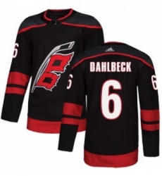 Youth Adidas Carolina Hurricanes 6 Klas Dahlbeck Premier Black Alternate NHL Jersey Youth Adidas Carolina Hurricanes 6 Klas Dahlbeck Premier Black Alternate NHL Jersey