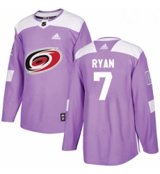 Youth Adidas Carolina Hurricanes 7 Derek Ryan Authentic Purple Fights Cancer Practice NHL Jersey Youth Adidas Carolina Hurricanes 7 Derek Ryan Authentic Purple Fights Cancer Practice NHL Jersey