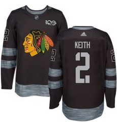 Blackhawks #2 Duncan Keith Black 1917 2017 100th Anniversary Stitched NHL Jersey Blackhawks #2 Duncan Keith Black 1917 2017 100th Anniversary Stitched NHL Jersey
