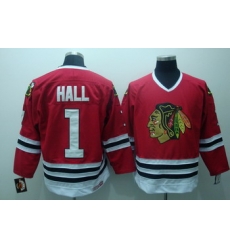 Chicago Blackhawks 1 Hall Red Jerseys Chicago Blackhawks 1 Hall Red Jerseys