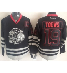 Chicago Blackhawks 19 Marian Hossa 2013 Black Ice NHL Jerseys Skull Logo Fashion Chicago Blackhawks 19 Marian Hossa 2013 Black Ice NHL Jerseys Skull Logo Fashion