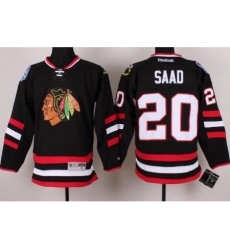Chicago Blackhawks 20 Brandon Saad Black 2014 Stadium Series NHL Jersey A PATCH Chicago Blackhawks 20 Brandon Saad Black 2014 Stadium Series NHL Jersey A PATCH