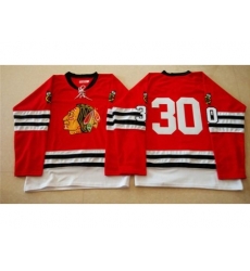 Chicago Blackhawks #30 ED Belfour Red Mitchell And Ness 1960-61 Stitched NHL Jersey Chicago Blackhawks #30 ED Belfour Red Mitchell And Ness 1960-61 Stitched NHL Jersey