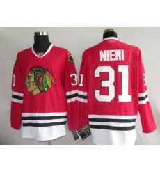 Chicago Blackhawks 31 Niemi red Ice Hockey Jerseys Chicago Blackhawks 31 Niemi red Ice Hockey Jerseys
