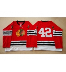 Chicago Blackhawks #42 Joakim Nordstrom Red Mitchell And Ness 1960-61 Stitched NHL Jersey Chicago Blackhawks #42 Joakim Nordstrom Red Mitchell And Ness 1960-61 Stitched NHL Jersey