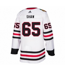 Chicago Blackhawks 65 Andrew Shaw White Road Authentic Jersey Chicago Blackhawks 65 Andrew Shaw White Road Authentic Jersey