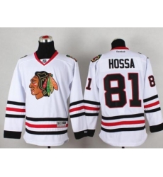 Chicago Blackhawks 81 Marian Hossa White Hockey NHL Jersey Chicago Blackhawks 81 Marian Hossa White Hockey NHL Jersey
