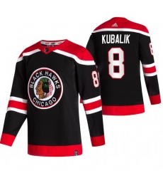 Men Chicago Blackhawks 8 Dominik Kubalik Black Adidas 2020 21 Reverse Retro Alternate NHL Jersey Men Chicago Blackhawks 8 Dominik Kubalik Black Adidas 2020 21 Reverse Retro Alternate NHL Jersey