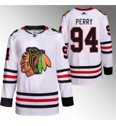 Men Chicago Blackhawks 94 Corey Perry White Stitched Hockey Jersey Men Chicago Blackhawks 94 Corey Perry White Stitched Hockey Jersey