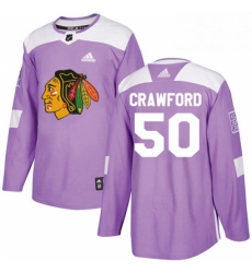 Mens Adidas Chicago Blackhawks 50 Corey Crawford Authentic Purple Fights Cancer Practice NHL Jersey Mens Adidas Chicago Blackhawks 50 Corey Crawford Authentic Purple Fights Cancer Practice NHL Jersey