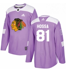 Mens Adidas Chicago Blackhawks 81 Marian Hossa Authentic Purple Fights Cancer Practice NHL Jersey Mens Adidas Chicago Blackhawks 81 Marian Hossa Authentic Purple Fights Cancer Practice NHL Jersey