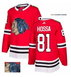 Mens Adidas Chicago Blackhawks 81 Marian Hossa Authentic Red Fashion Gold NHL Jersey Mens Adidas Chicago Blackhawks 81 Marian Hossa Authentic Red Fashion Gold NHL Jersey
