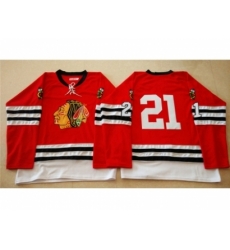 NHL Mitchell And Ness 1960-61 Chicago Blackhawks #21 Noname red Throwback jerseys NHL Mitchell And Ness 1960-61 Chicago Blackhawks #21 Noname red Throwback jerseys