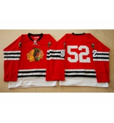 NHL Mitchell And Ness 1960-61 Chicago Blackhawks #52 Noname red Throwback jerseys NHL Mitchell And Ness 1960-61 Chicago Blackhawks #52 Noname red Throwback jerseys
