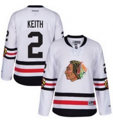 Blackhawks #2 Duncan Keith White 2017 Winter Classic Womens Stitched NHL Jersey Blackhawks #2 Duncan Keith White 2017 Winter Classic Womens Stitched NHL Jersey