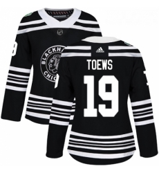 Womens Adidas Chicago Blackhawks 19 Jonathan Toews Authentic Black 2019 Winter Classic NHL Jersey Womens Adidas Chicago Blackhawks 19 Jonathan Toews Authentic Black 2019 Winter Classic NHL Jersey