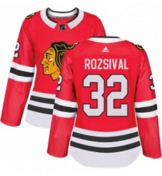 Womens Adidas Chicago Blackhawks 32 Michal Rozsival Authentic Red Home NHL Jersey Womens Adidas Chicago Blackhawks 32 Michal Rozsival Authentic Red Home NHL Jersey