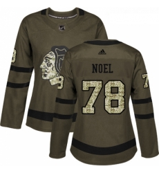 Womens Adidas Chicago Blackhawks 78 Nathan Noel Authentic Green Salute to Service NHL Jersey Womens Adidas Chicago Blackhawks 78 Nathan Noel Authentic Green Salute to Service NHL Jersey