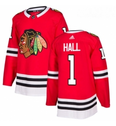 Youth Adidas Chicago Blackhawks 1 Glenn Hall Authentic Red Home NHL Jersey Youth Adidas Chicago Blackhawks 1 Glenn Hall Authentic Red Home NHL Jersey