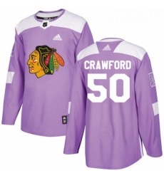 Youth Adidas Chicago Blackhawks 50 Corey Crawford Authentic Purple Fights Cancer Practice NHL Jersey Youth Adidas Chicago Blackhawks 50 Corey Crawford Authentic Purple Fights Cancer Practice NHL Jersey
