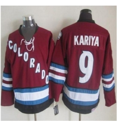 Colorado Avalanche #9 Paul Kariya Red CCM Throwback Stitched NHL Jersey Colorado Avalanche #9 Paul Kariya Red CCM Throwback Stitched NHL Jersey