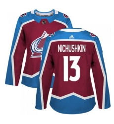 Women Colorado Avalanche #13 Valerie Nichushkin Red Stitched adidas NHL Jersey Women Colorado Avalanche #13 Valerie Nichushkin Red Stitched adidas NHL Jersey