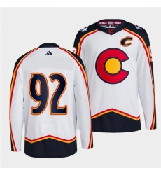 Women Colorado Avalanche 92 Gabriel Landeskog 2022 23 White Reverse Retro Stitched Jersey Women Colorado Avalanche 92 Gabriel Landeskog 2022 23 White Reverse Retro Stitched Jersey