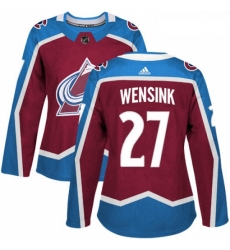 Womens Adidas Colorado Avalanche 27 John Wensink Authentic Burgundy Red Home NHL Jersey Womens Adidas Colorado Avalanche 27 John Wensink Authentic Burgundy Red Home NHL Jersey