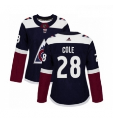 Womens Adidas Colorado Avalanche 28 Ian Cole Premier Navy Blue Alternate NHL Jersey Womens Adidas Colorado Avalanche 28 Ian Cole Premier Navy Blue Alternate NHL Jersey