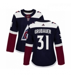 Womens Adidas Colorado Avalanche 31 Philipp Grubauer Premier Navy Blue Alternate NHL Jersey Womens Adidas Colorado Avalanche 31 Philipp Grubauer Premier Navy Blue Alternate NHL Jersey